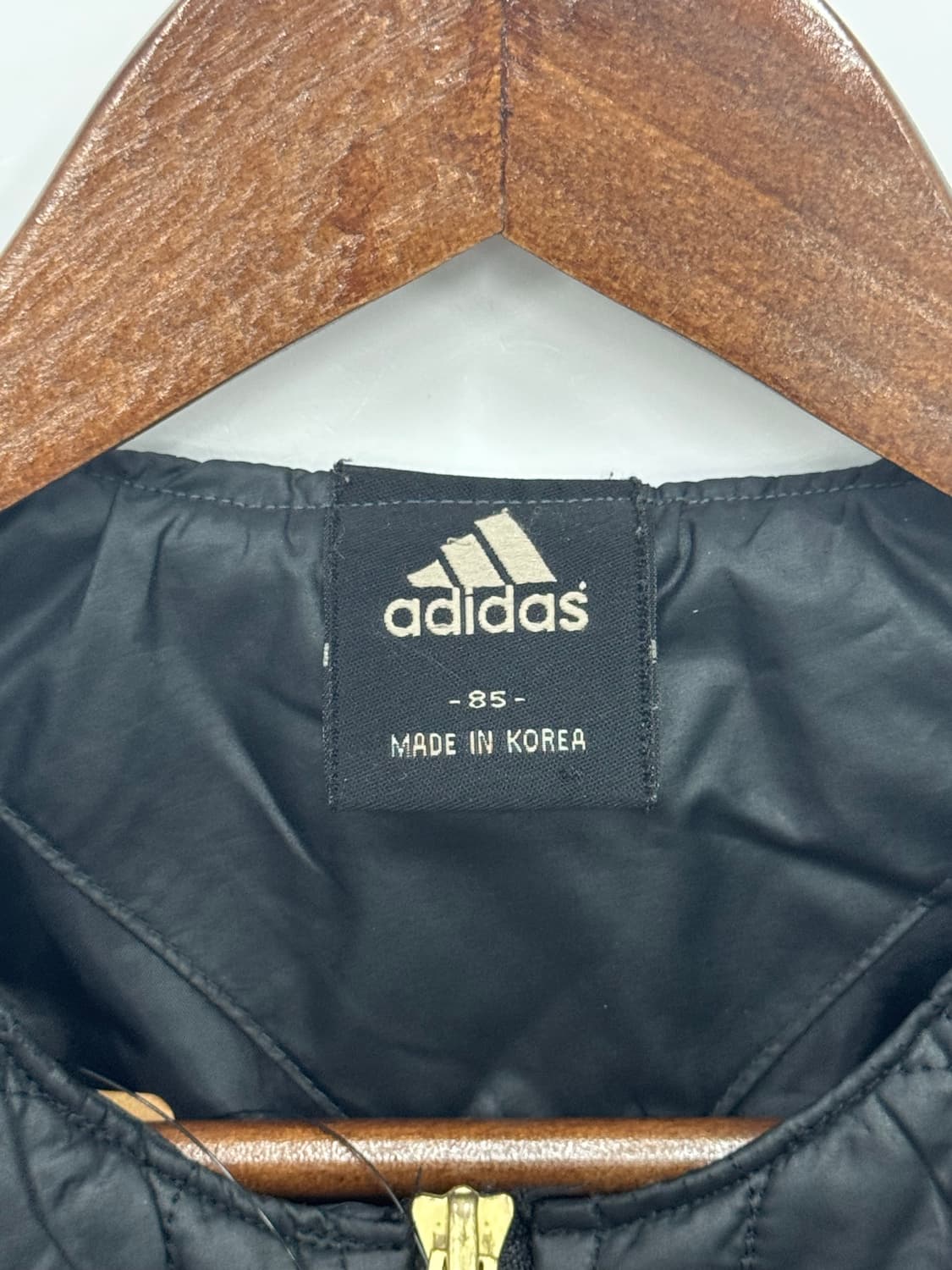 아디다스 블랙 퀄팅 패딩 자켓 상품이미지3