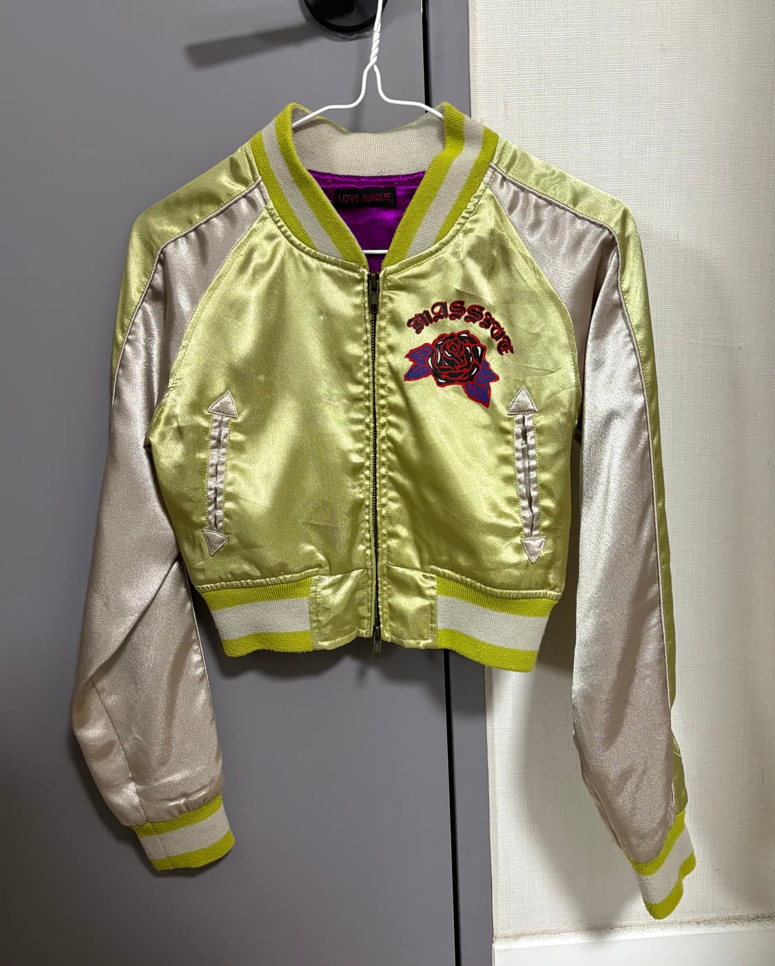 피조물 빈티지 크롭 스카쟌 상품이미지1