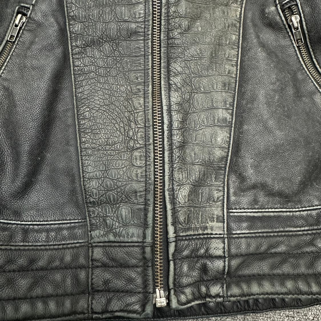 알렌네즈 바이커 가죽자켓 상품이미지8