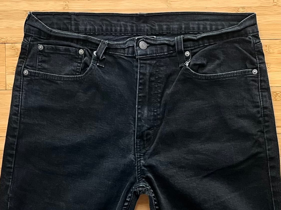 리바이스 502 블랙진 데님팬츠 W36 L32 상품이미지3