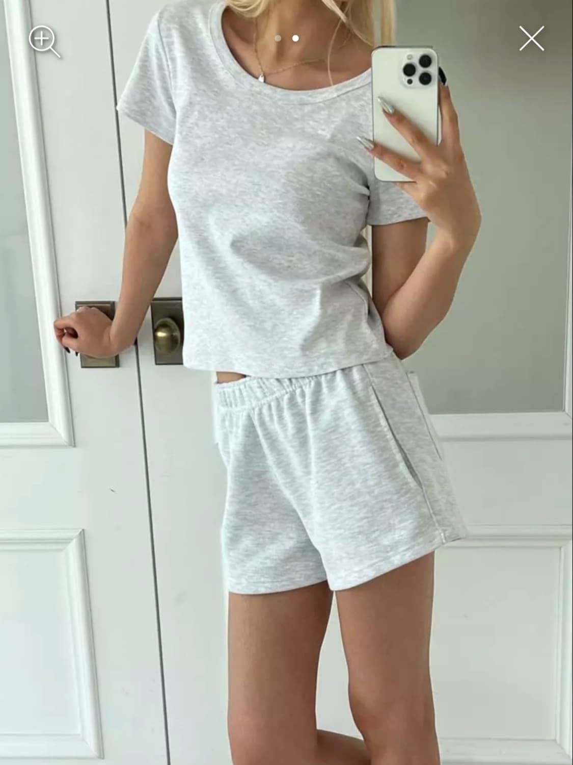 2장일괄 새상품)블랙업 비베이직 스탠다드 유넥 반팔티셔츠 글로니 상품이미지1