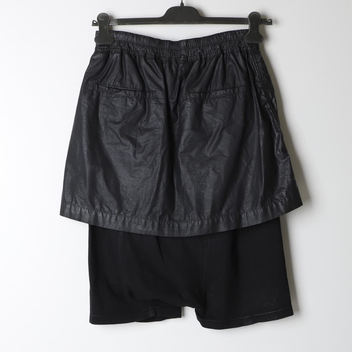 XS / Rick Owens 릭오웬스 왁스 스커트 쇼츠 상품이미지2