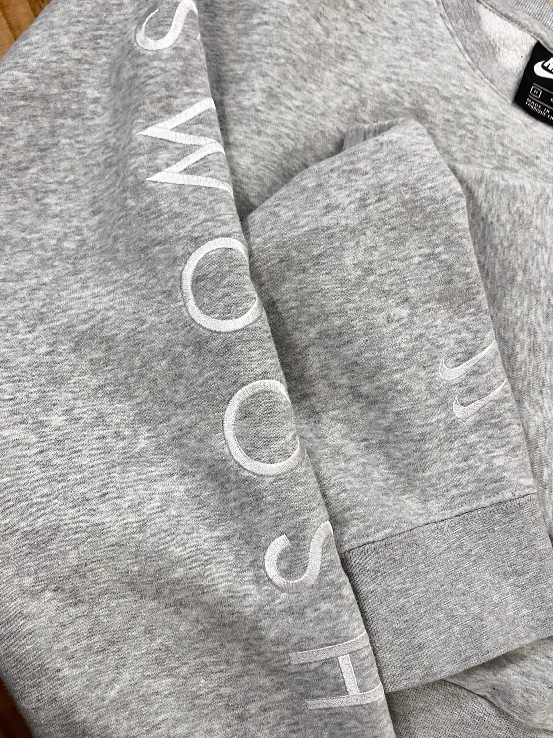 나이키 크롭 맨투맨 그레이 M #csz3362 상품이미지5