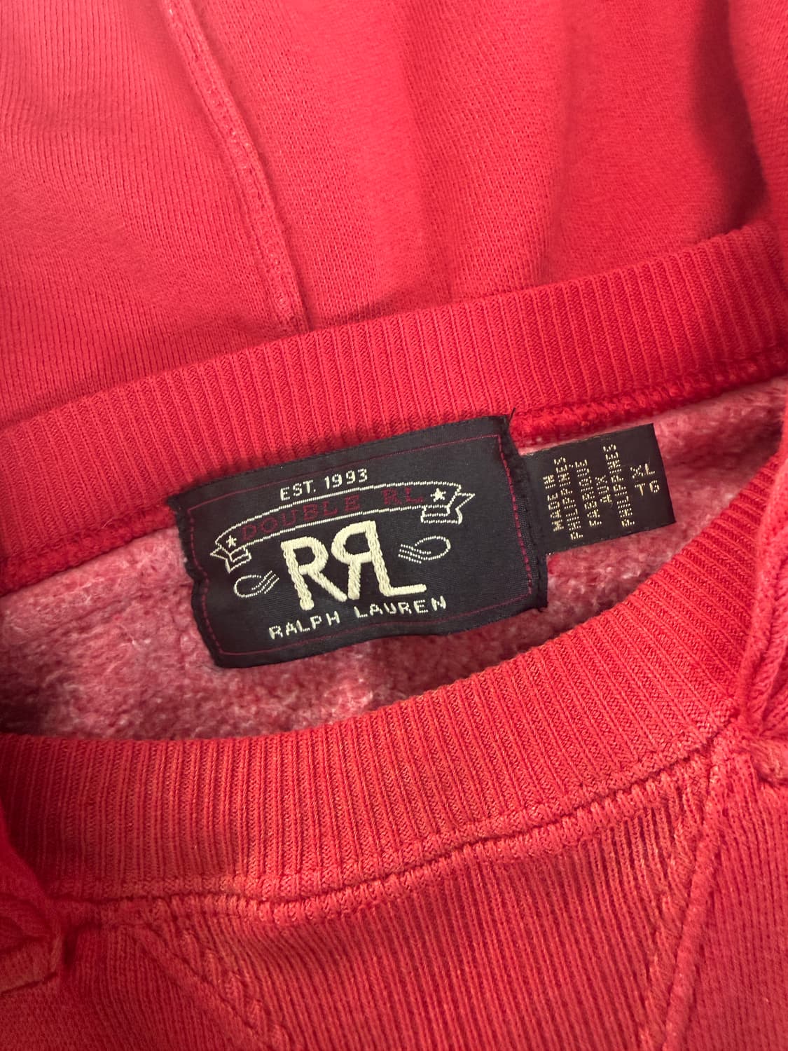 rrl 더블알엘 후드 xl 상품이미지2