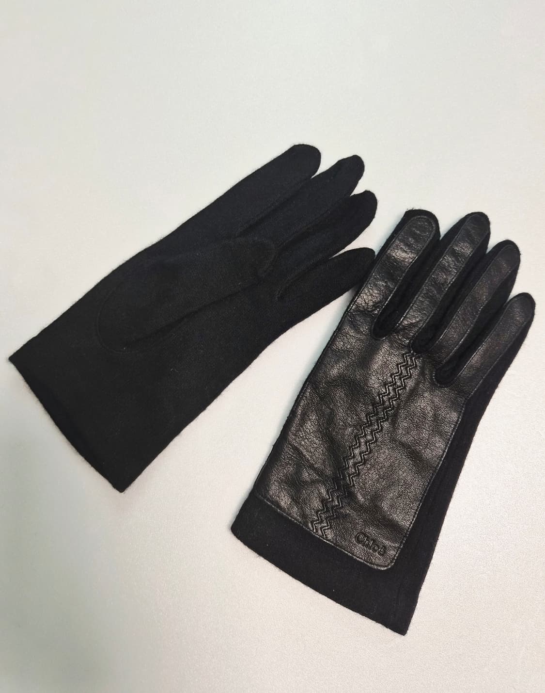 끌로에 램스킨 모직 여성 장갑 상품이미지3