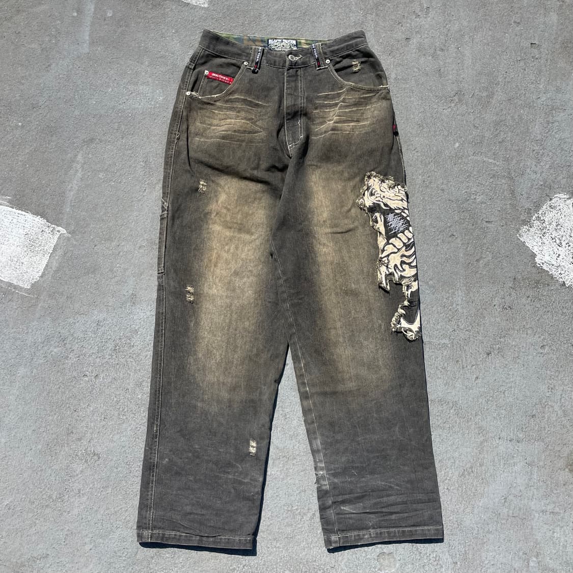 DOGTOWN 도그타운 독타운 드래곤 용 그런지 카펜터 데님팬츠 상품이미지1