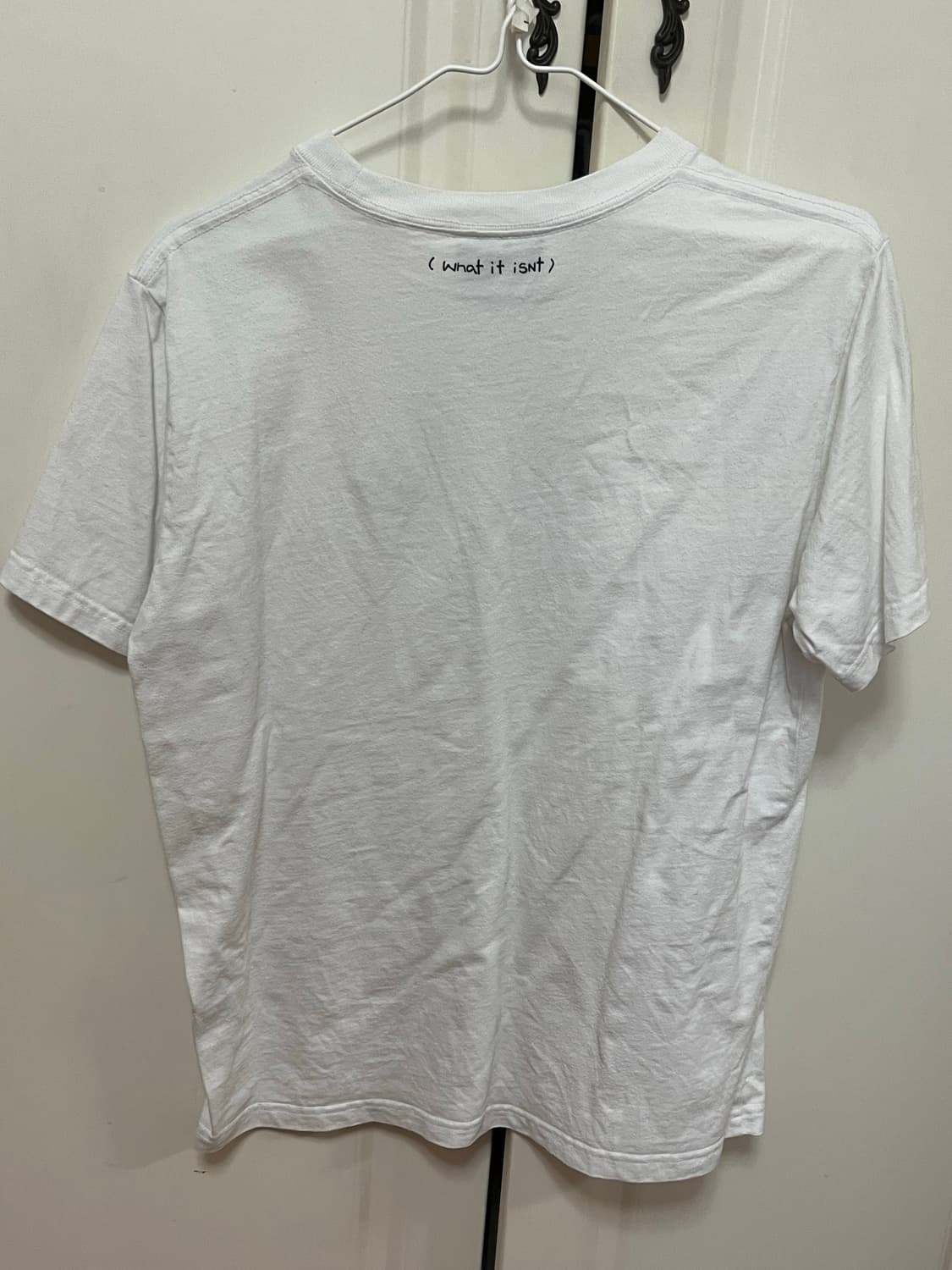 [왓잇이즌/마크곤잘레스] 오버핏 반팔 티 화이트(XS) 상품이미지2