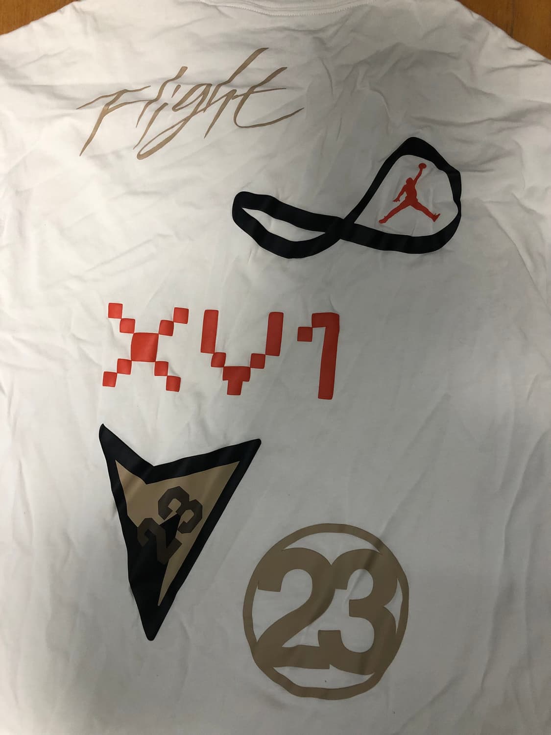 조던 플라이트 시그니처 프린팅 티셔츠 XXL 상품이미지4