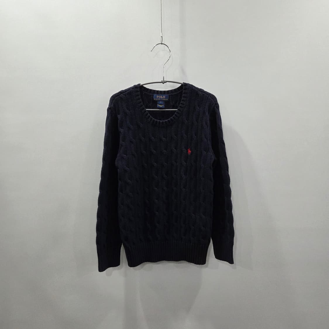 폴로랄프로렌 키즈 케이블 니트 네이비 7 상품이미지1
