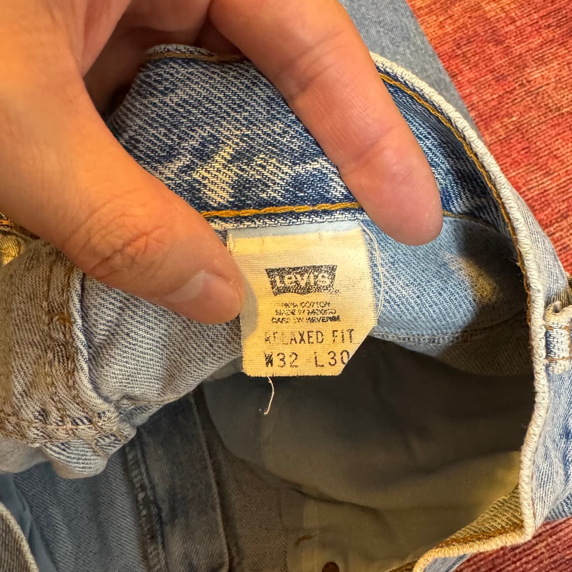 00‘s usa 실버탭 리바이스 데님 상품이미지4