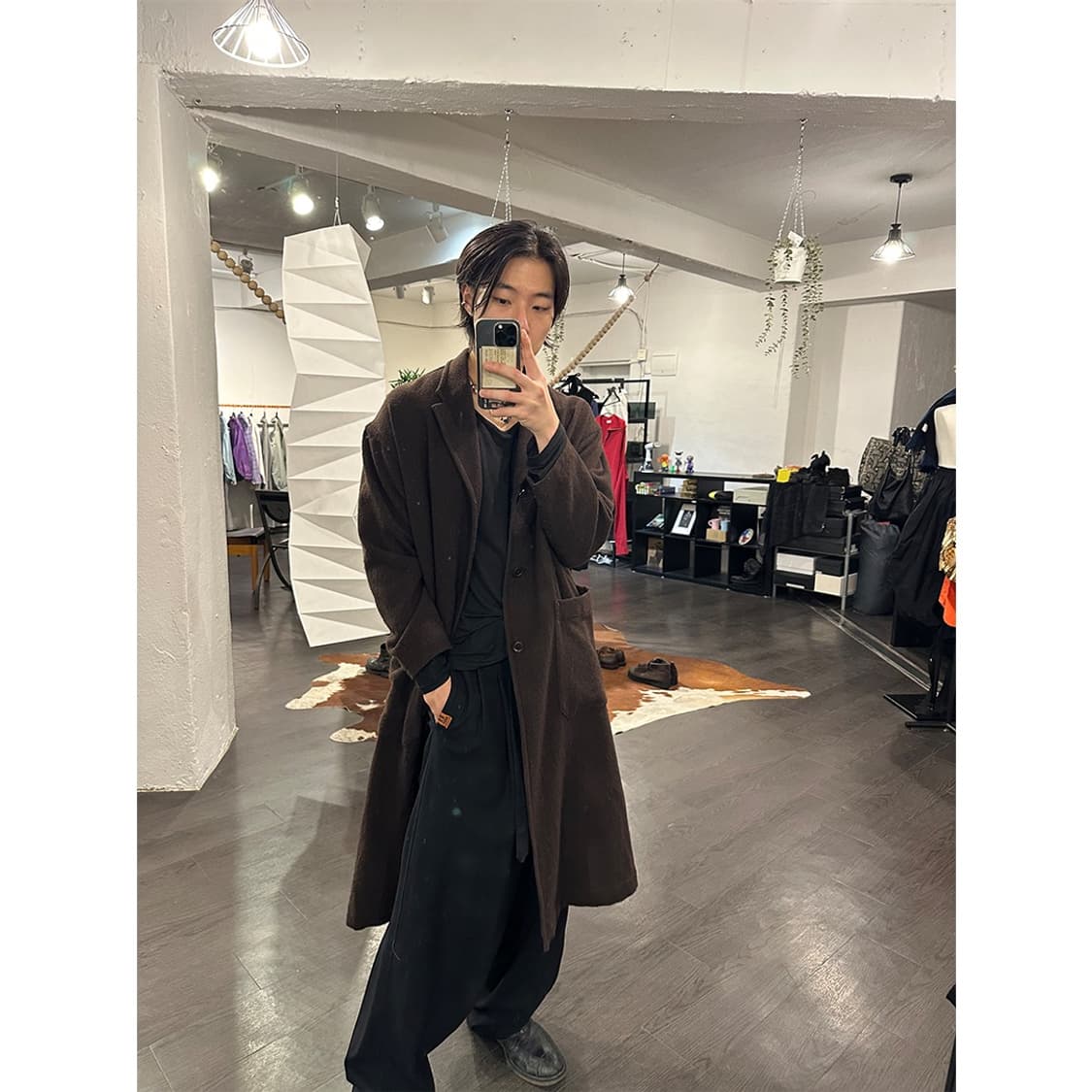 요지야마모토 오버사이즈 코트 상품이미지4