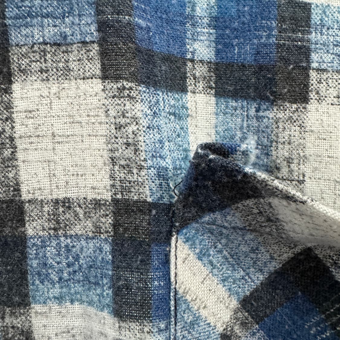 빈티지 70s Sears Plaid Flannel Shirt 시어스 셔츠 상품이미지6