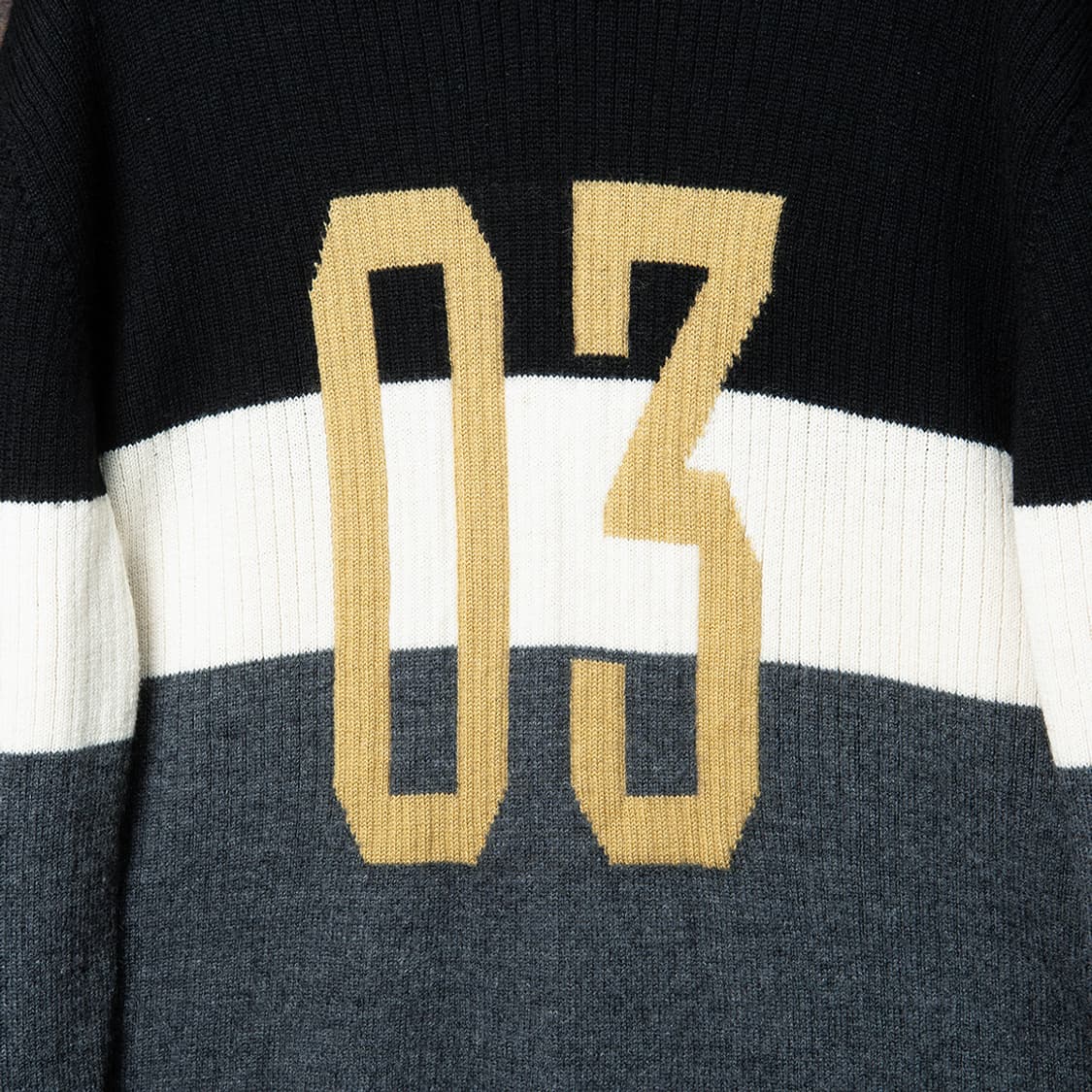 [XXL] 90s~ 할리데이비슨 재팬 메이드 브이넥 울 니트  상품이미지2