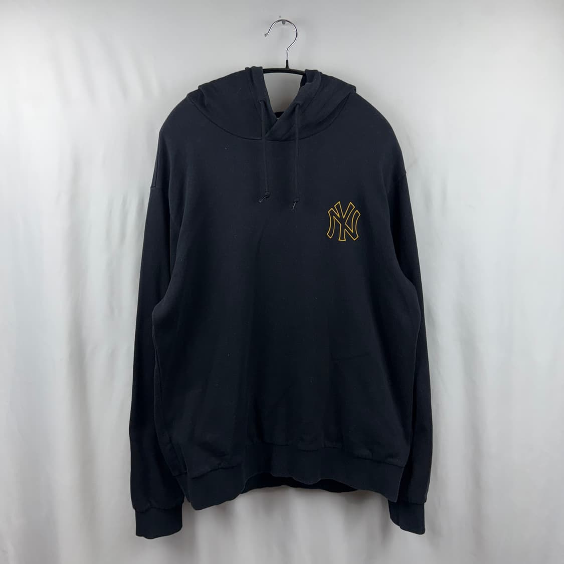 (L) MLB 뉴욕양키즈 후드 티 블랙 상품이미지2