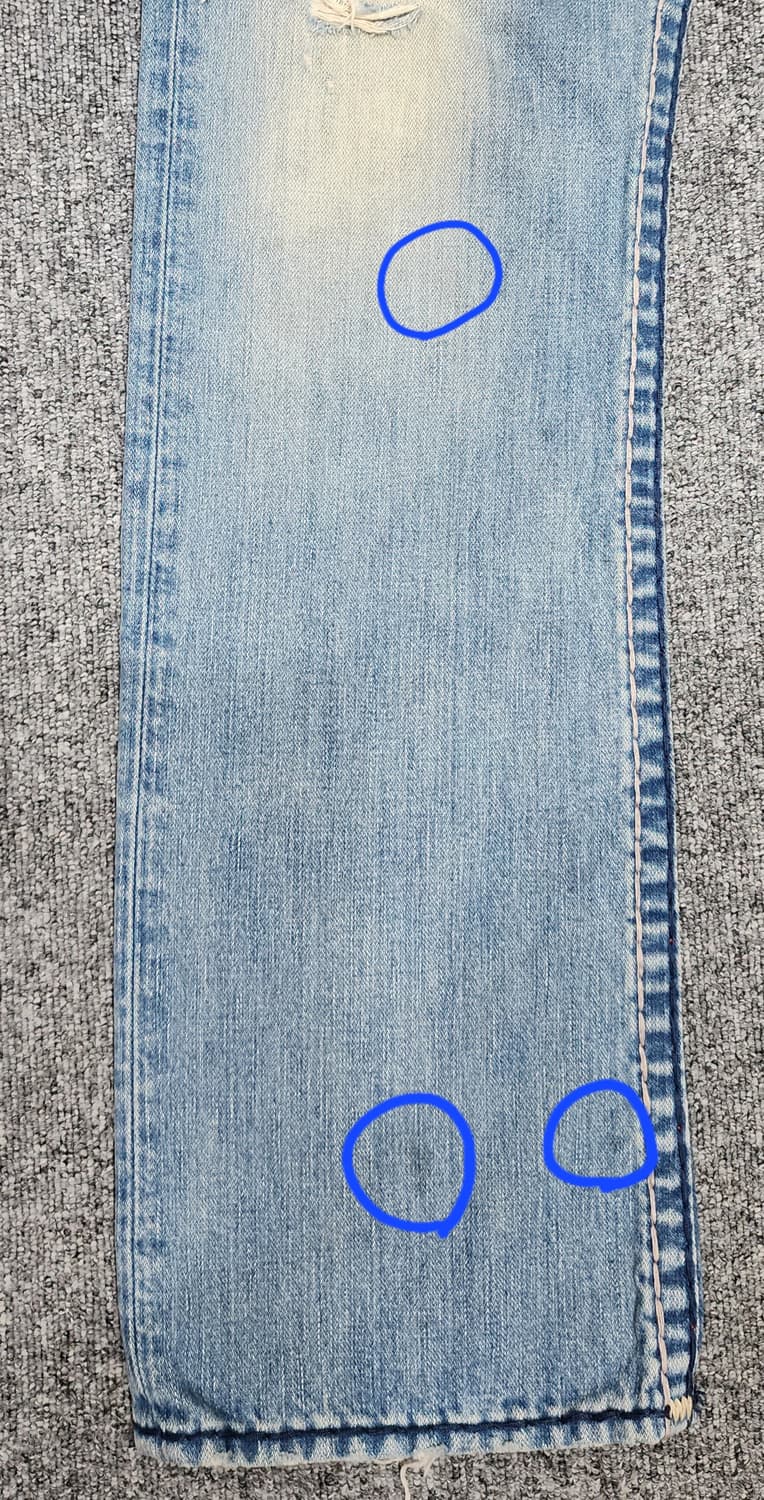 트루릴리젼 RICKY SUPERT 리키 슈퍼티 워싱 데님팬츠 청바지 31 상품이미지6