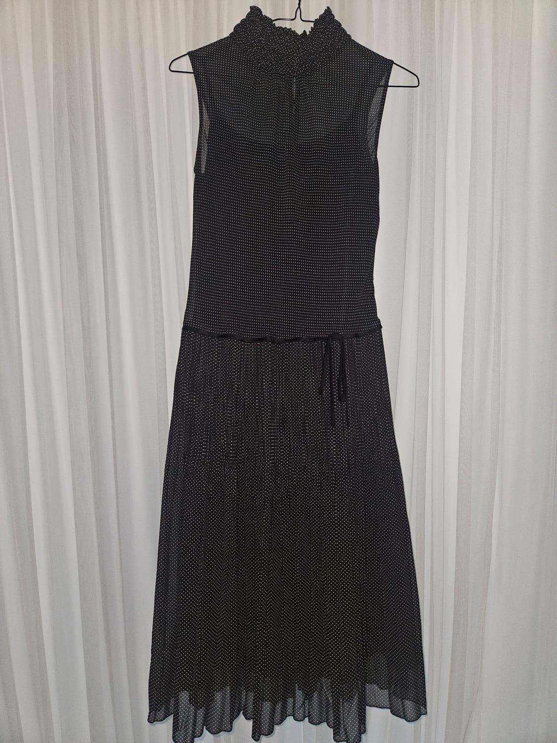 comme ca ism 도트 셔링 홀터넥 원피스 니혼진 공겜여주 히메갸루 상품이미지2