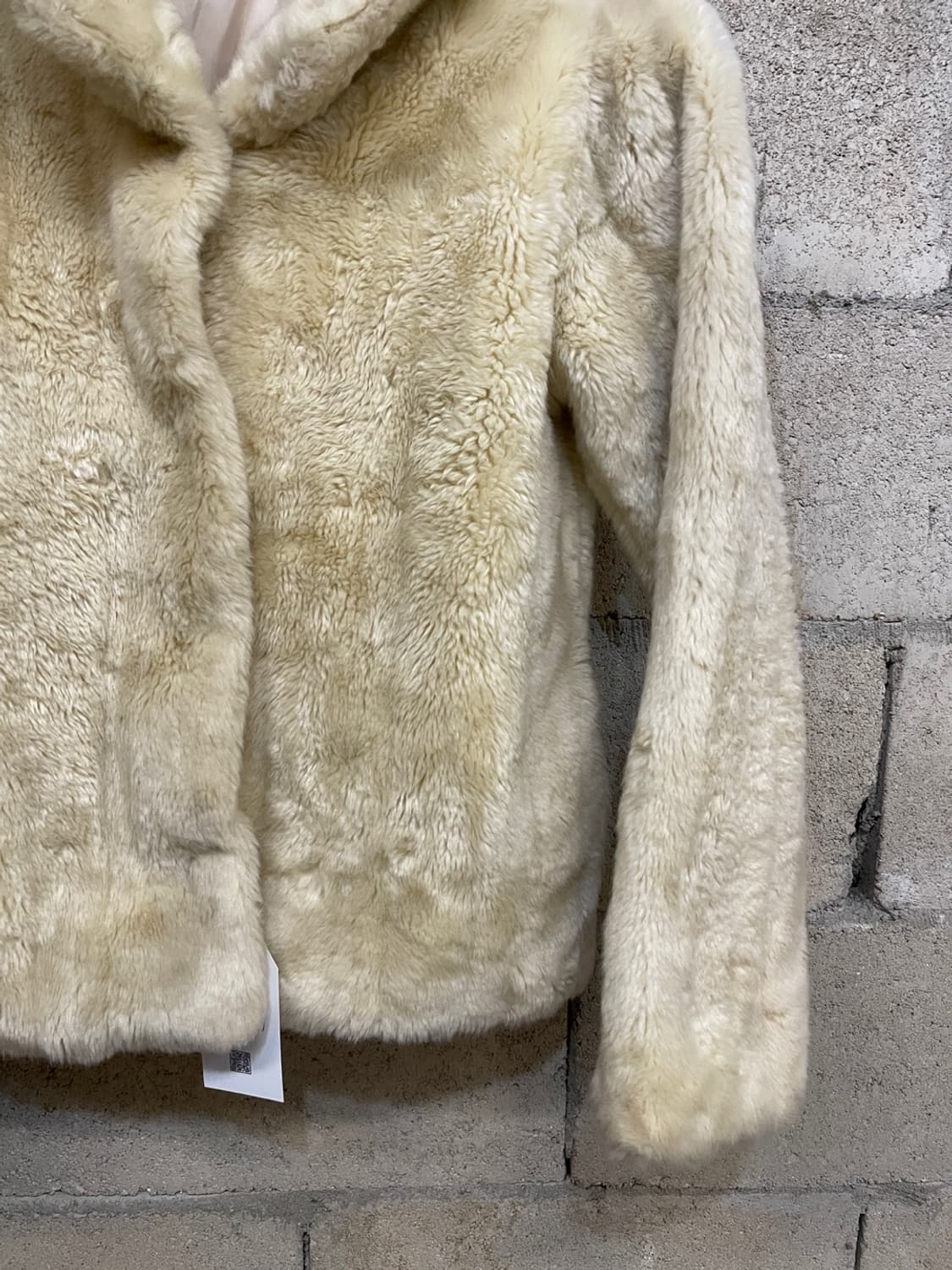 빈티지 퍼 후드 자켓 상품이미지3