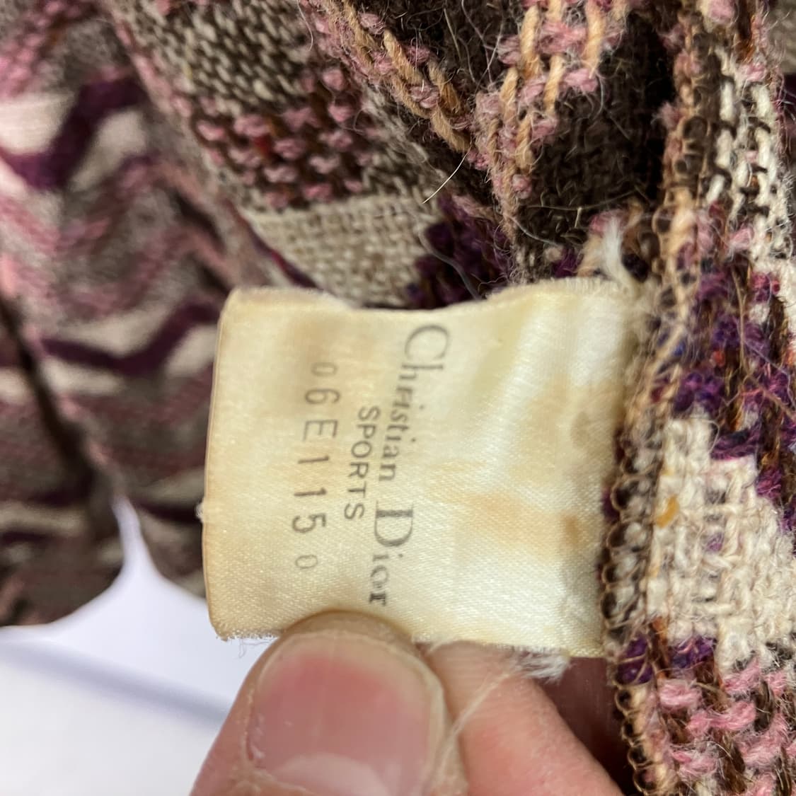 Dior 크리스찬 디올 빈티지 후드 더플 코트 M 상품이미지7