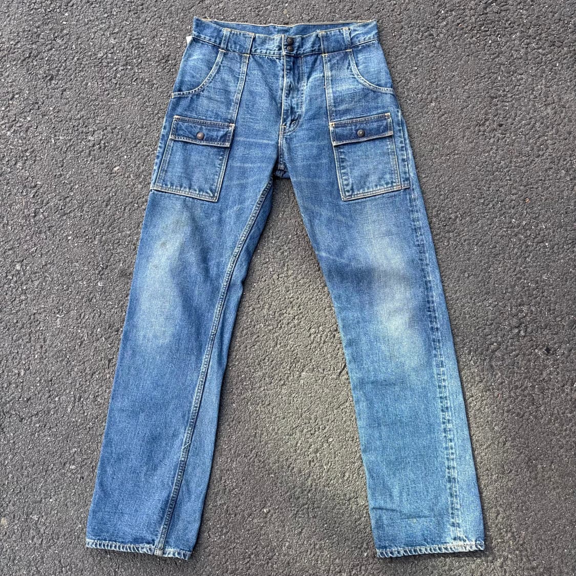 일본 웨어하우스 부쉬 셀비지 데님 팬츠 상품이미지4