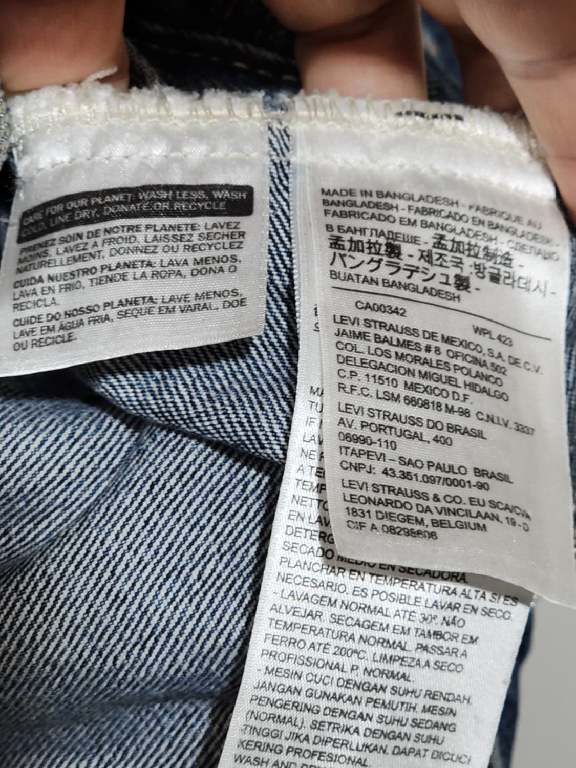 (M) 리바이스 청자켓 중청 데님자켓 레드탭  상품이미지5