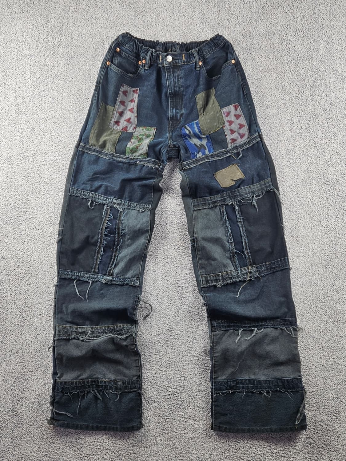 리바이스 밴딩 패치워크 리빌딩 데님 팬츠 ( 40X34 ) / 11040 상품이미지1