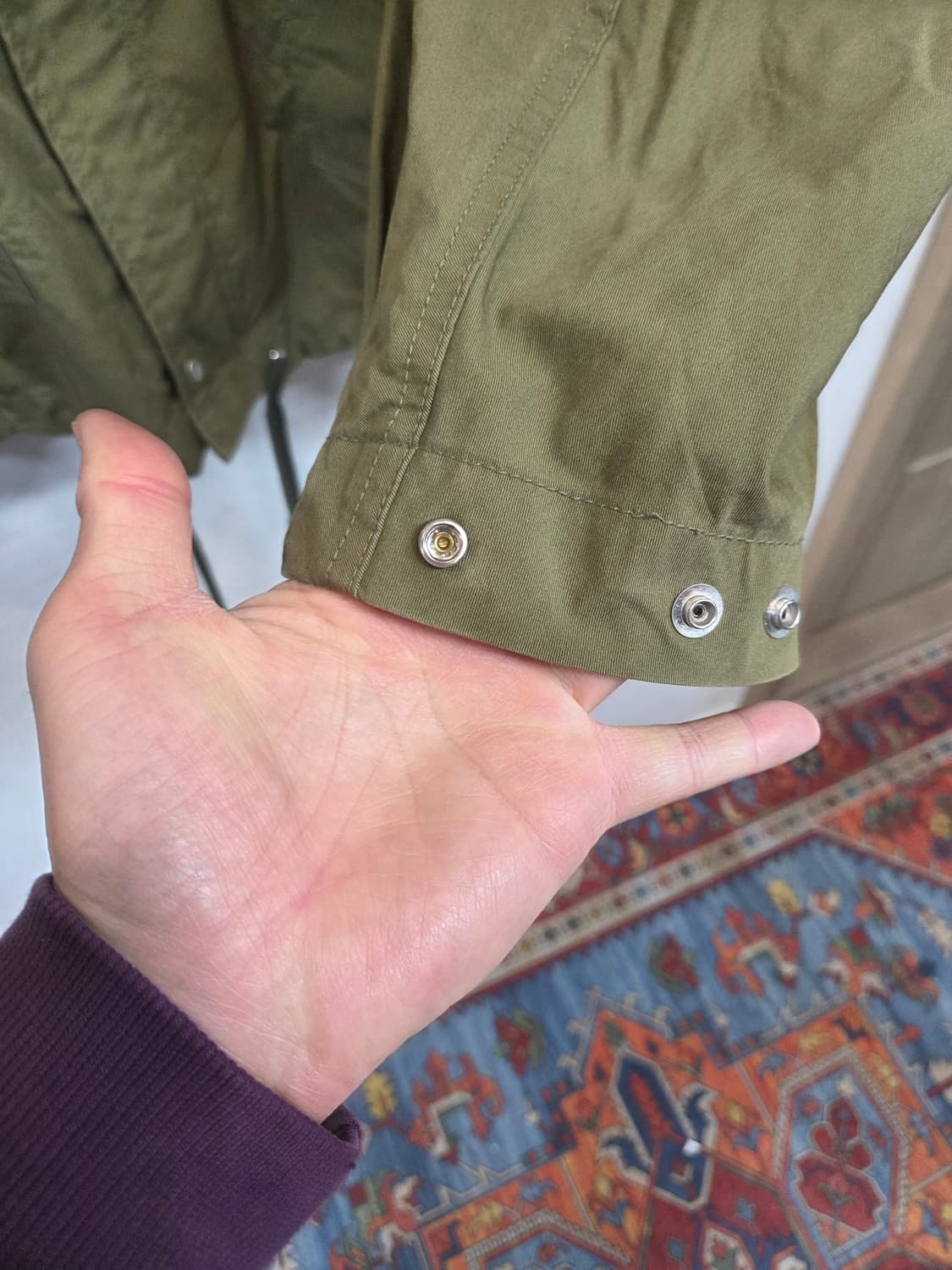 덕다이브 피쉬테일 야상 숏 자켓 대략 L xl 상품이미지8