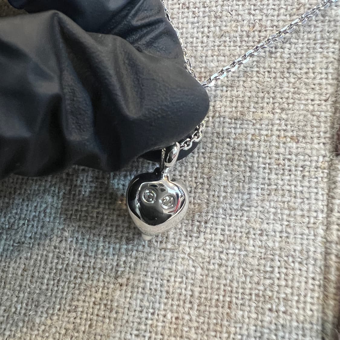 스와로브스키 바이올렛 하트 목걸이 상품이미지5