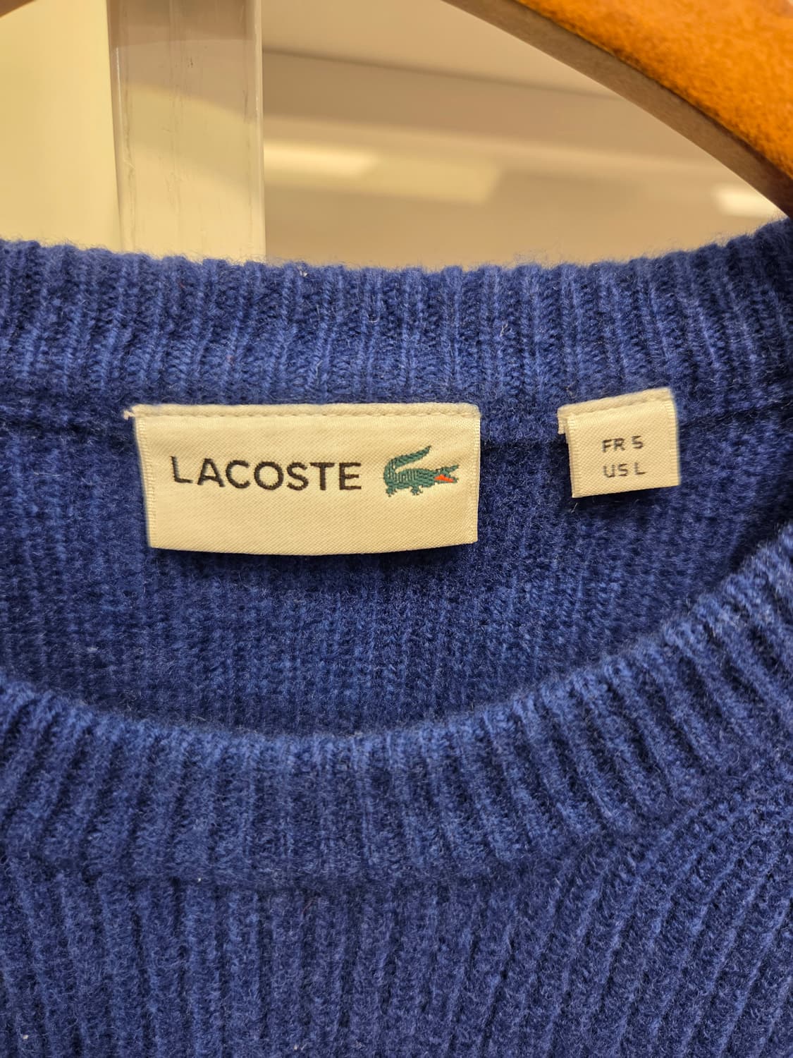 라코스테 울100 니트 풀오버 스웨터 상품이미지3