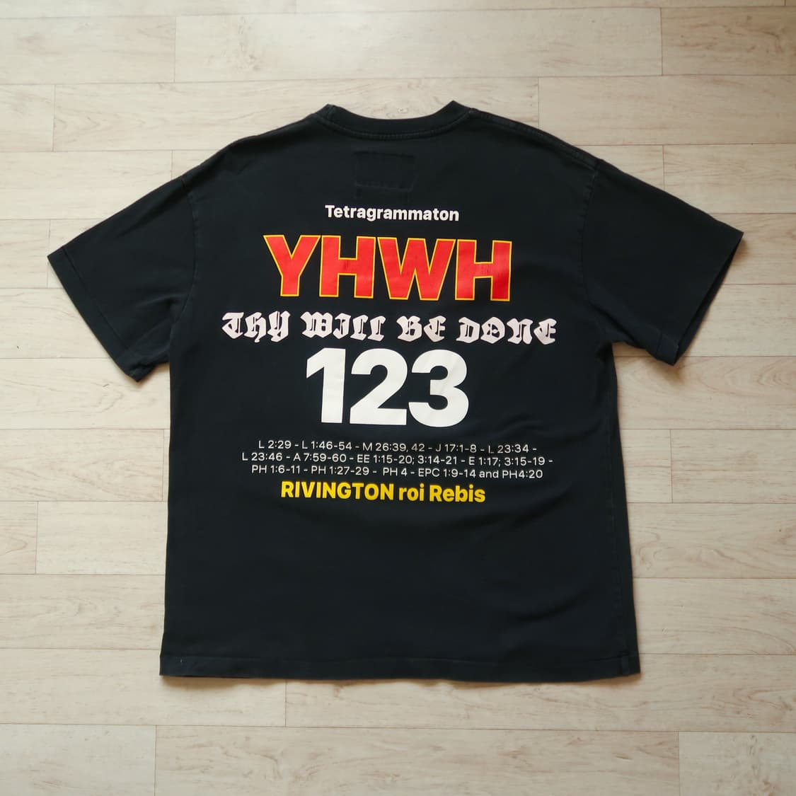 RRR 123 프린팅 티셔츠 상품이미지5