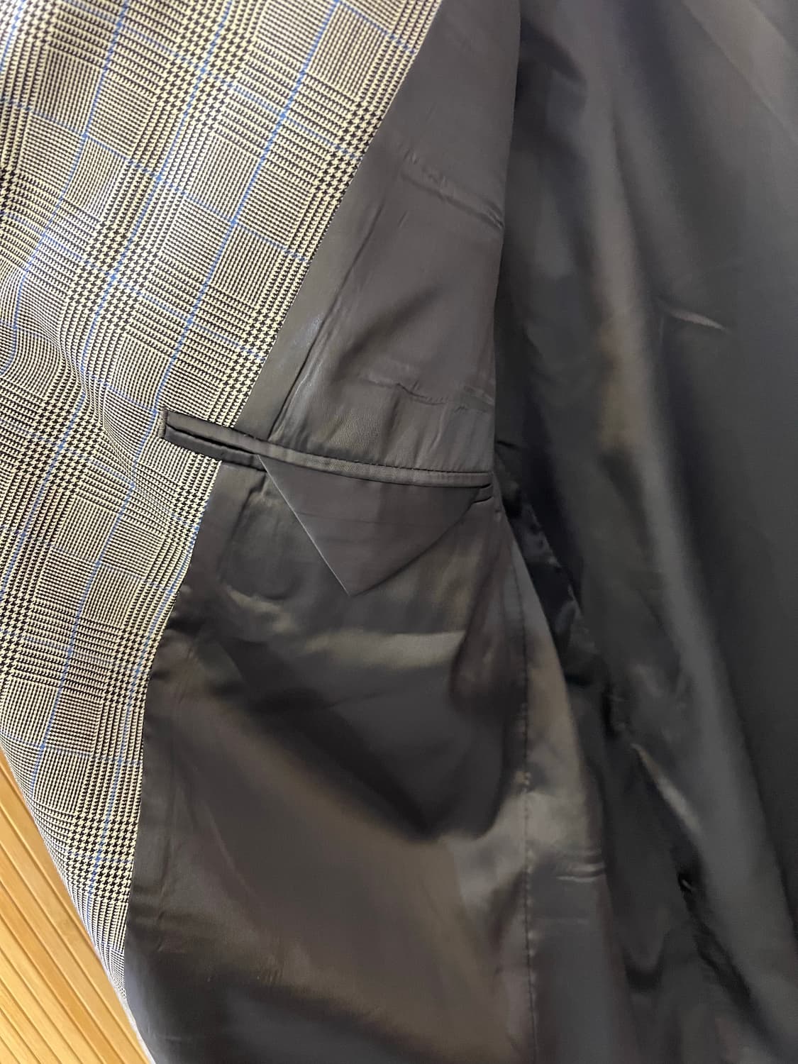 MNGU 체크 패턴 블레이저 자켓 판매 상품이미지8