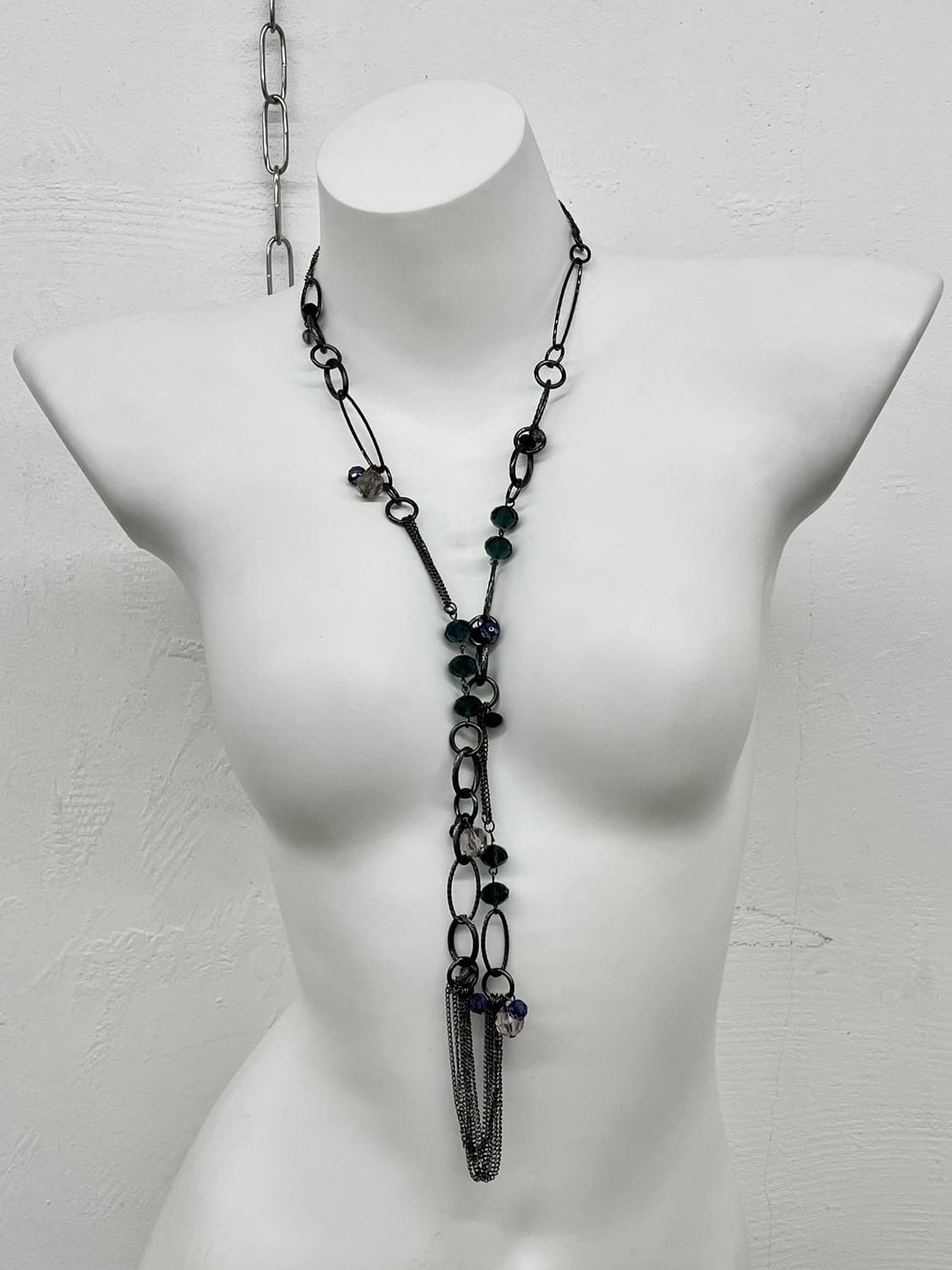 페어리 원석 레이어드 드롭 네크리스 상품이미지5