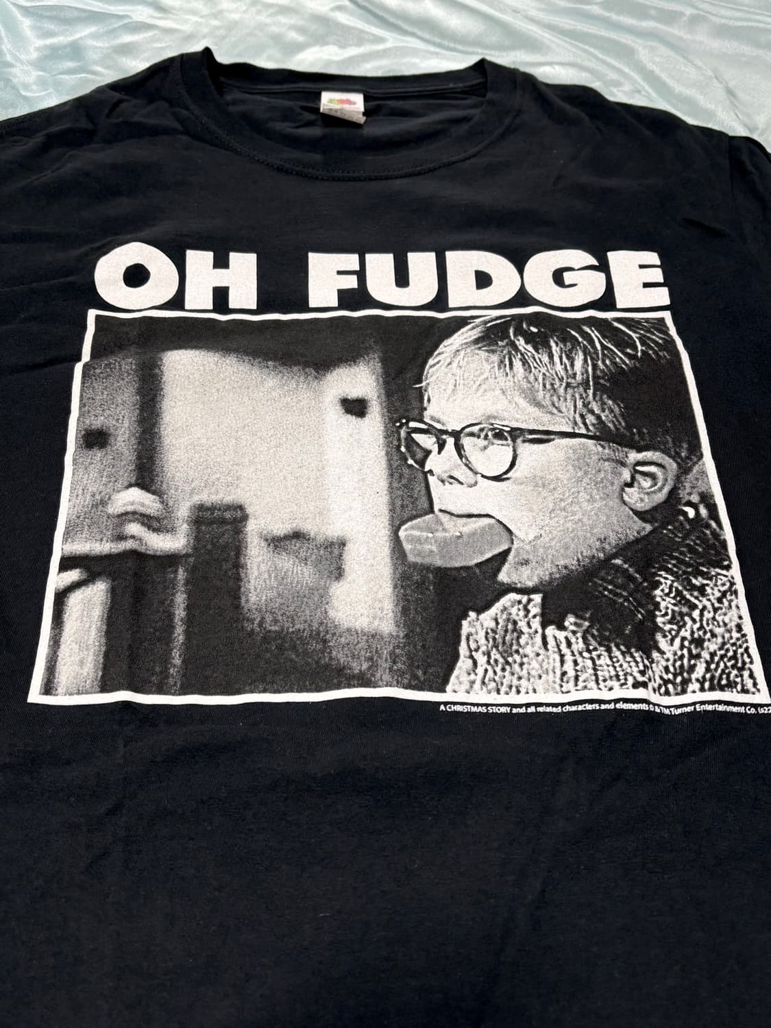 (S) 90s 크리스마스 스토리 Oh Fudge 빈티지 무비 티셔츠 상품이미지2