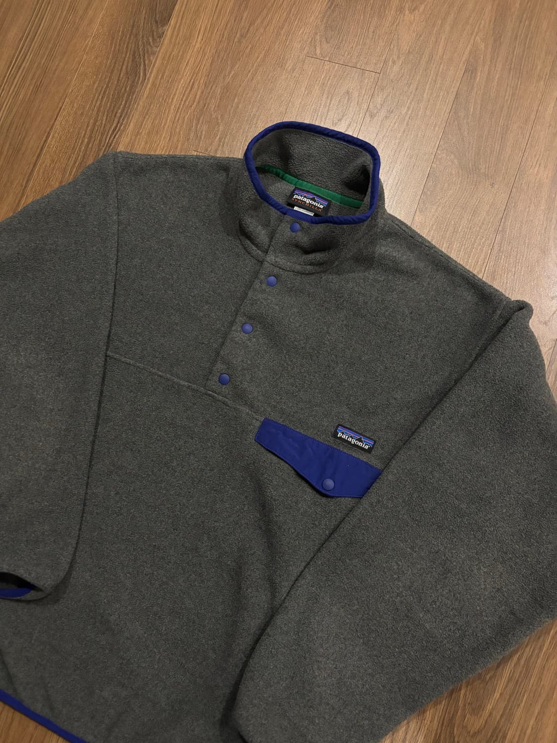 파타고니아 헤비웨이트 신칠라 그레이/블루 M사이즈 상품이미지2