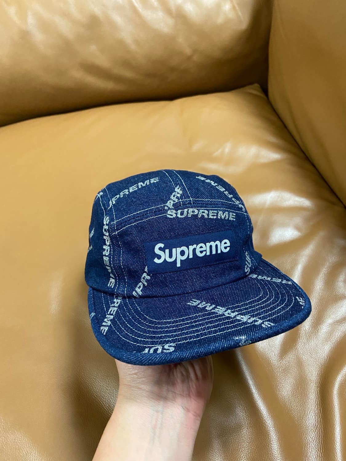 Supreme 슈프림 데님 캠프캡 모자 상품이미지2