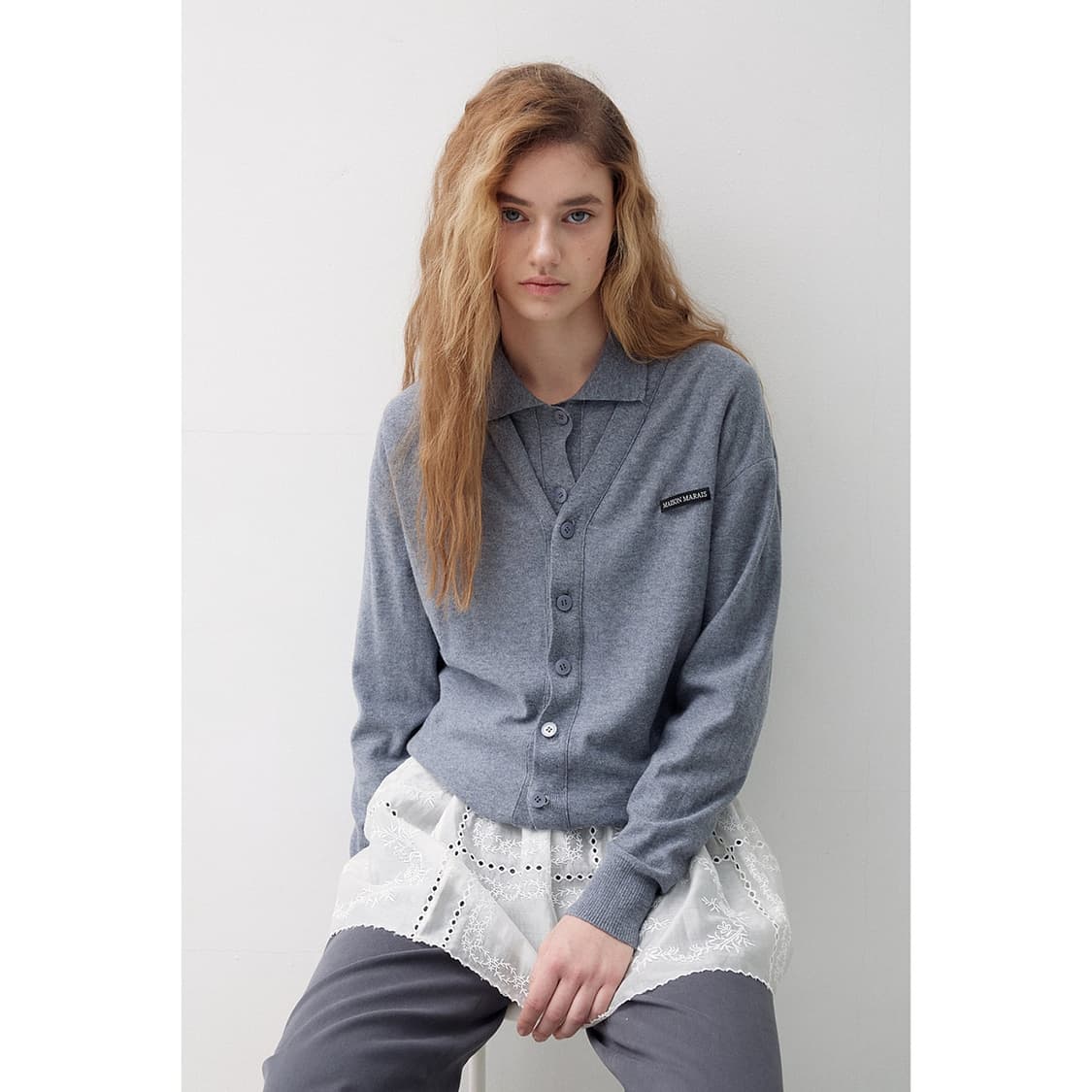 메종마레 25 투웨이 레이어드 가디건 상품이미지1