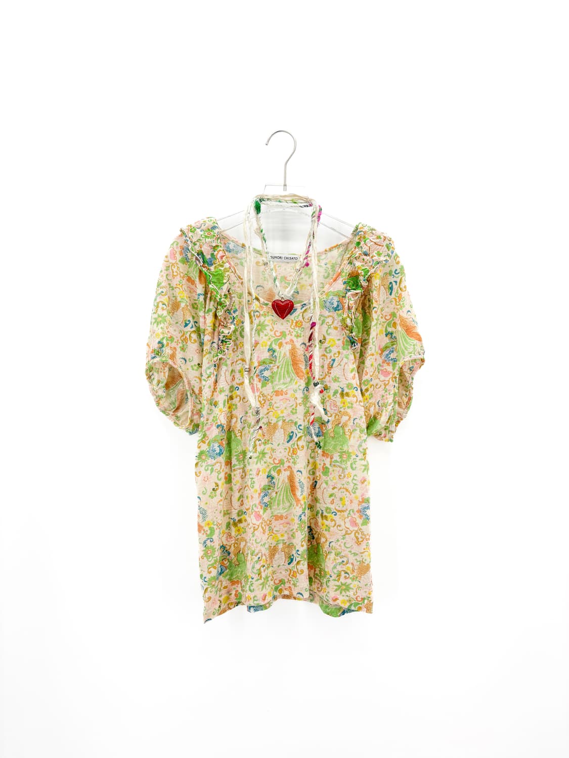 츠모리 치사토 퍼프 블라우스 상품이미지2