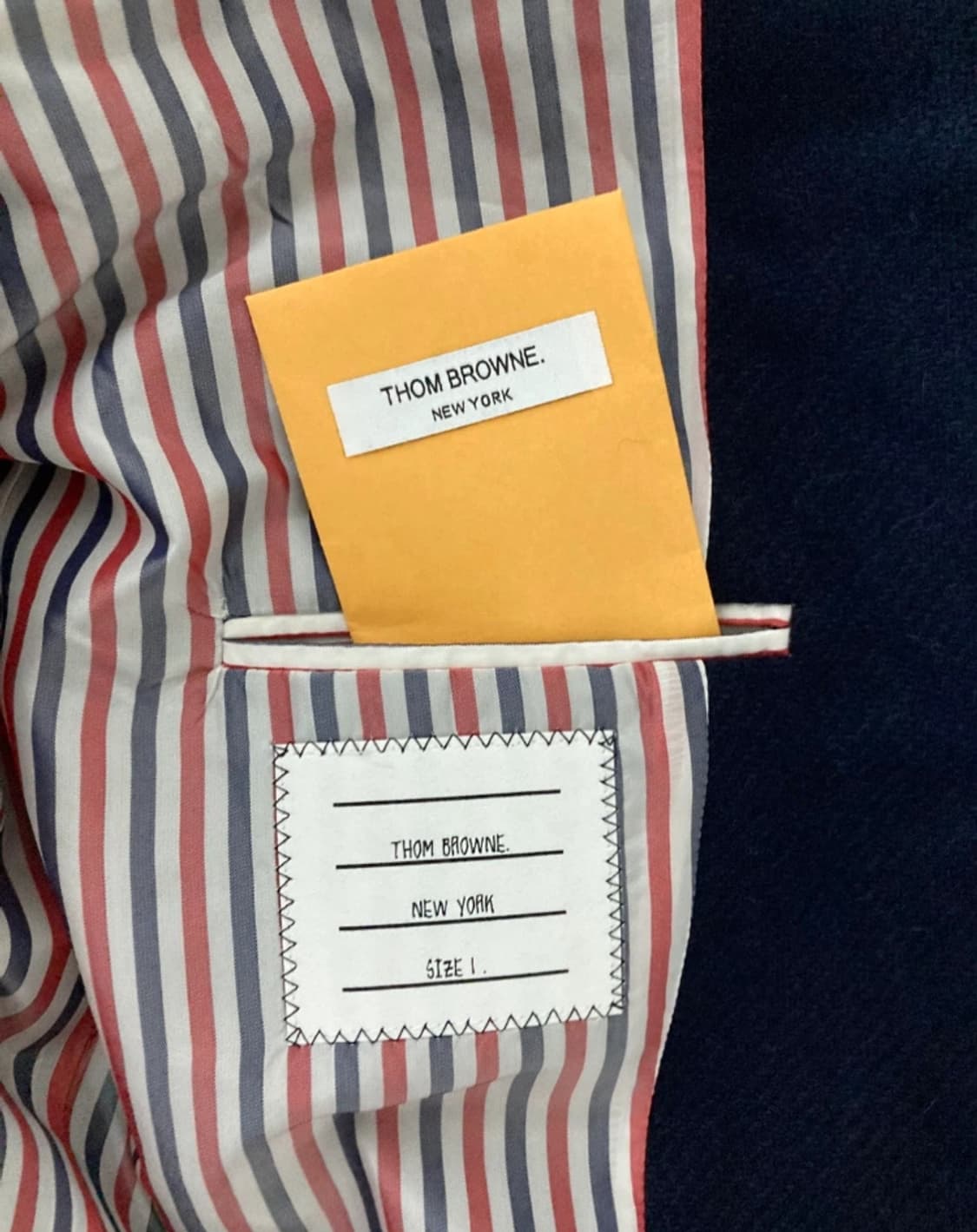 [Thom Browne] 톰브라운 Navy 블레이저 (100-105) 새 상품이미지4