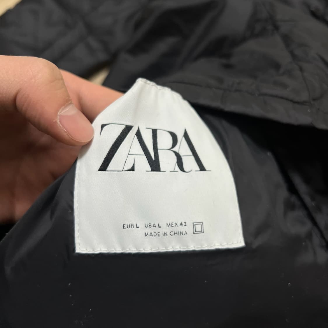 자라 투포켓 라이트 경량패딩 L/100  상품이미지4