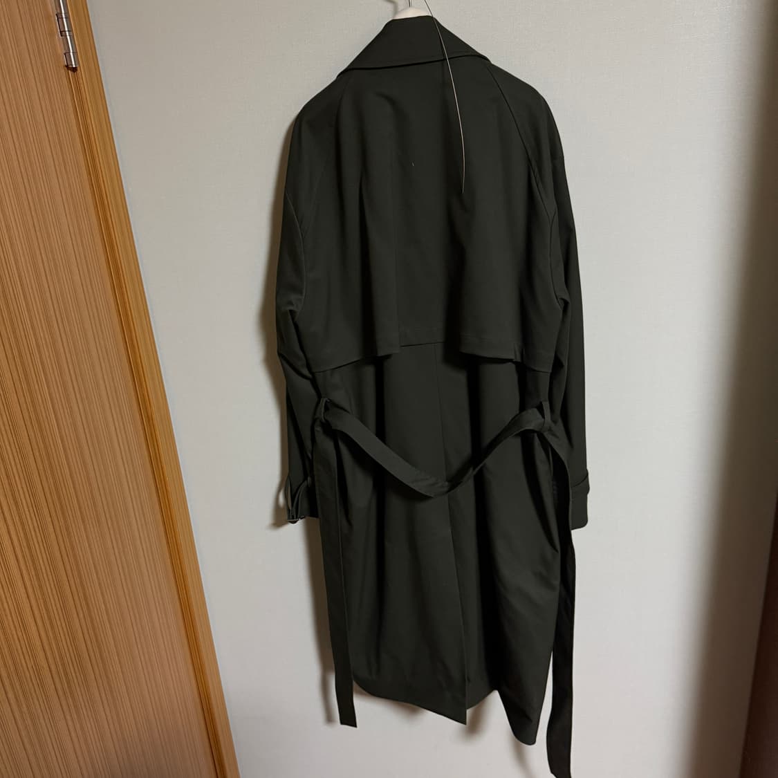 드로우핏 오버사이즈 트렌치 코트 (카키) 상품이미지3