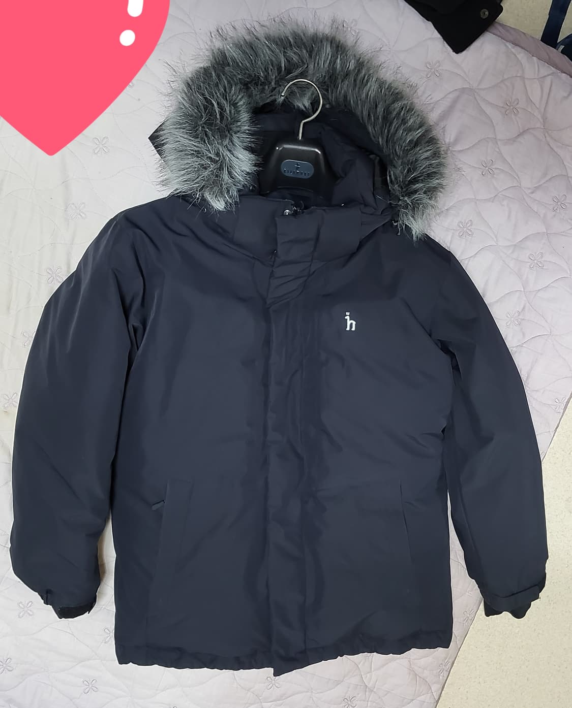 헤지스 골프 구스다운 후드패딩 상품이미지2