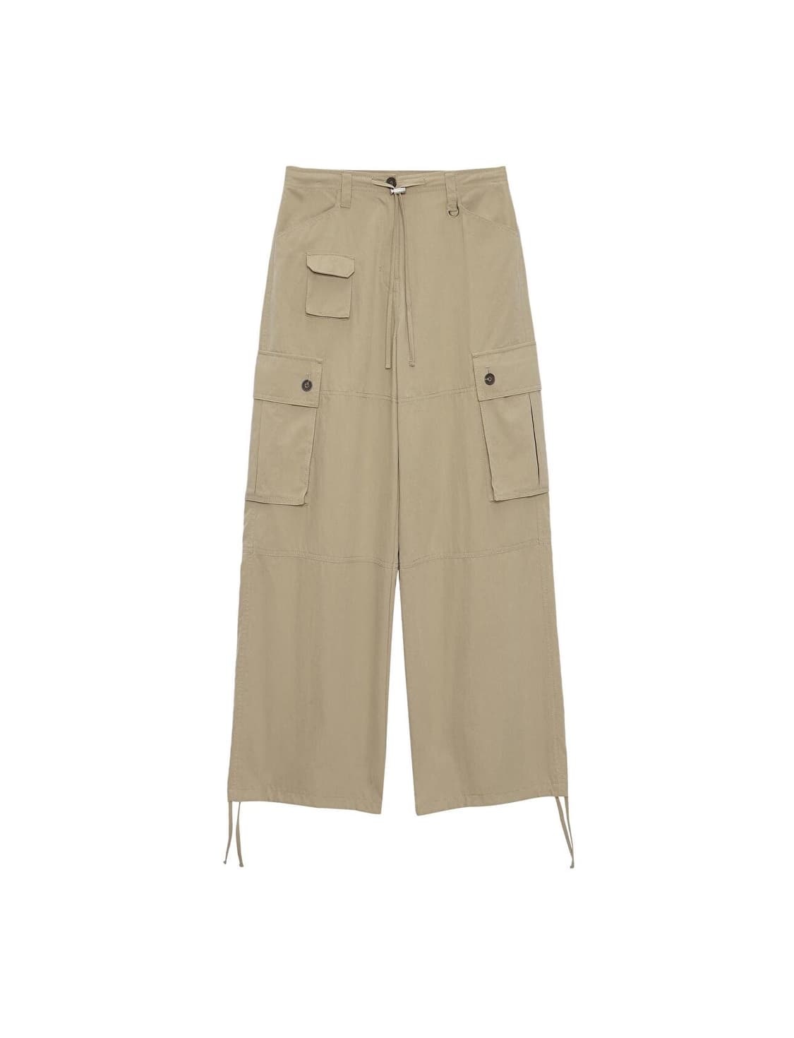 새상품)Superdry W CARGO WIDE PANTS D/BEIGE  상품이미지3
