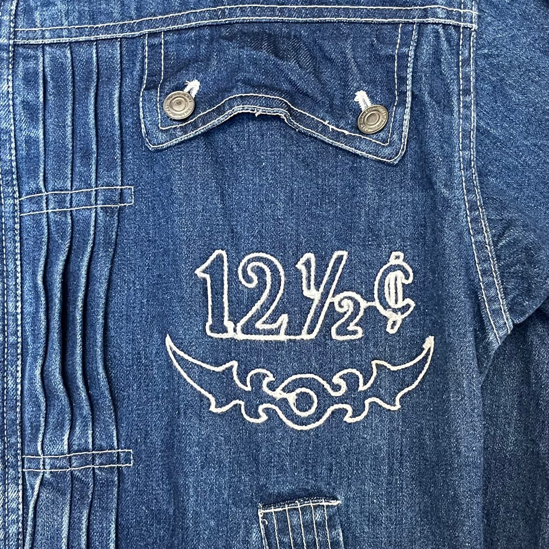 미국 빈티지 프렌치 스타일 디테일 ANECDOTE 데님 자켓 청자켓 상품이미지7