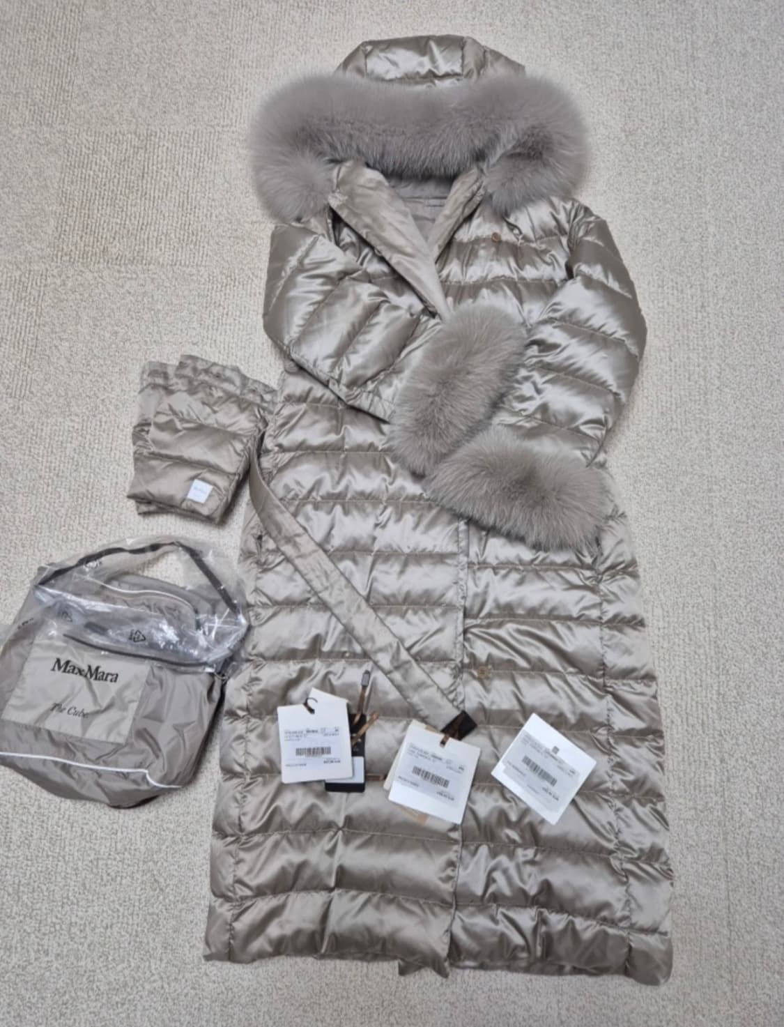 막스마라 큐브 롱패딩 It38 상품이미지1