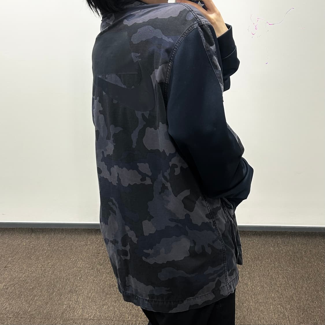 Nike 나이키 NSW 네이비 카모 자켓 상품이미지2