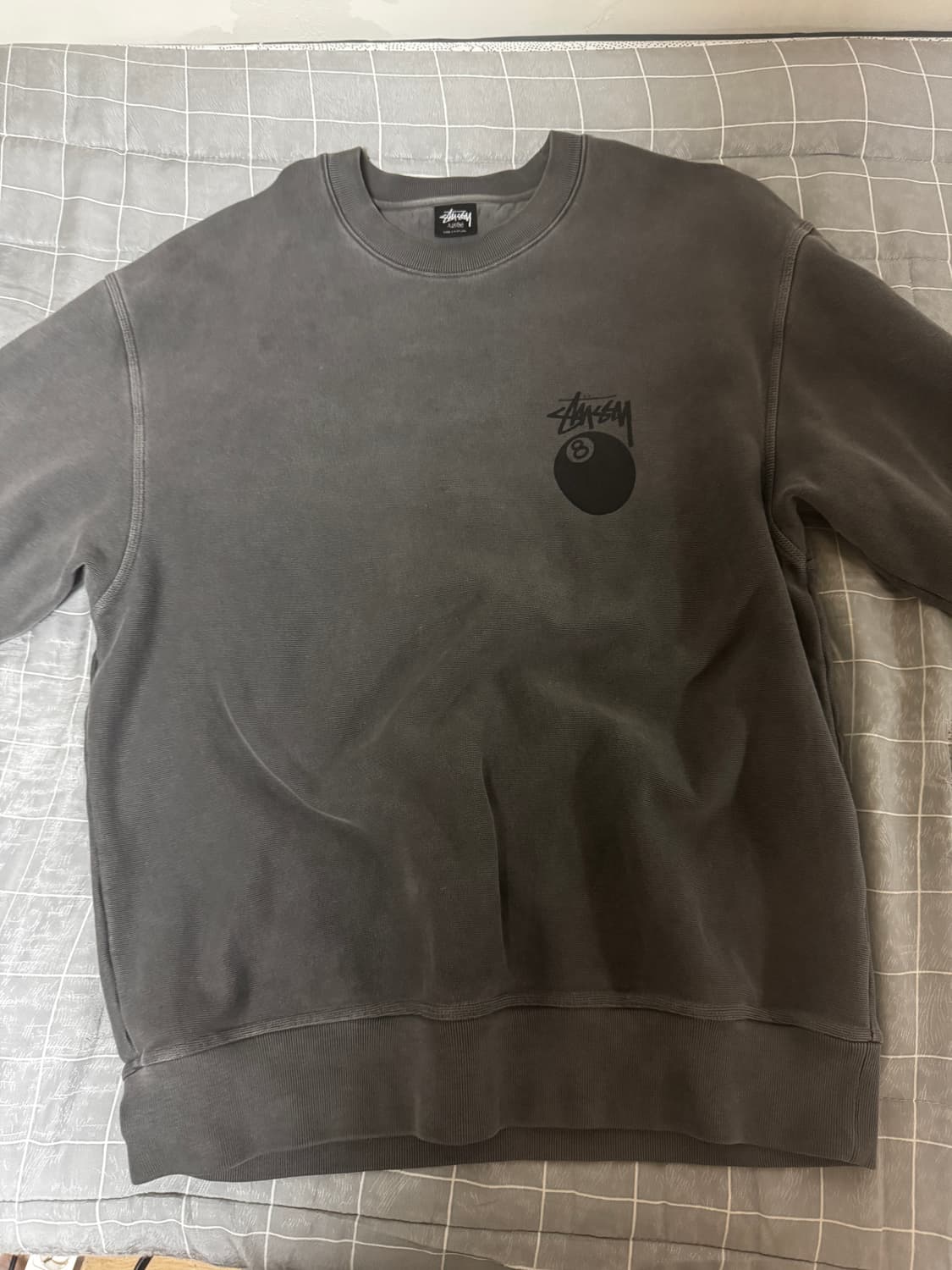 스투시 8볼 피그먼트 다이드 맨투맨 XL 상품이미지2