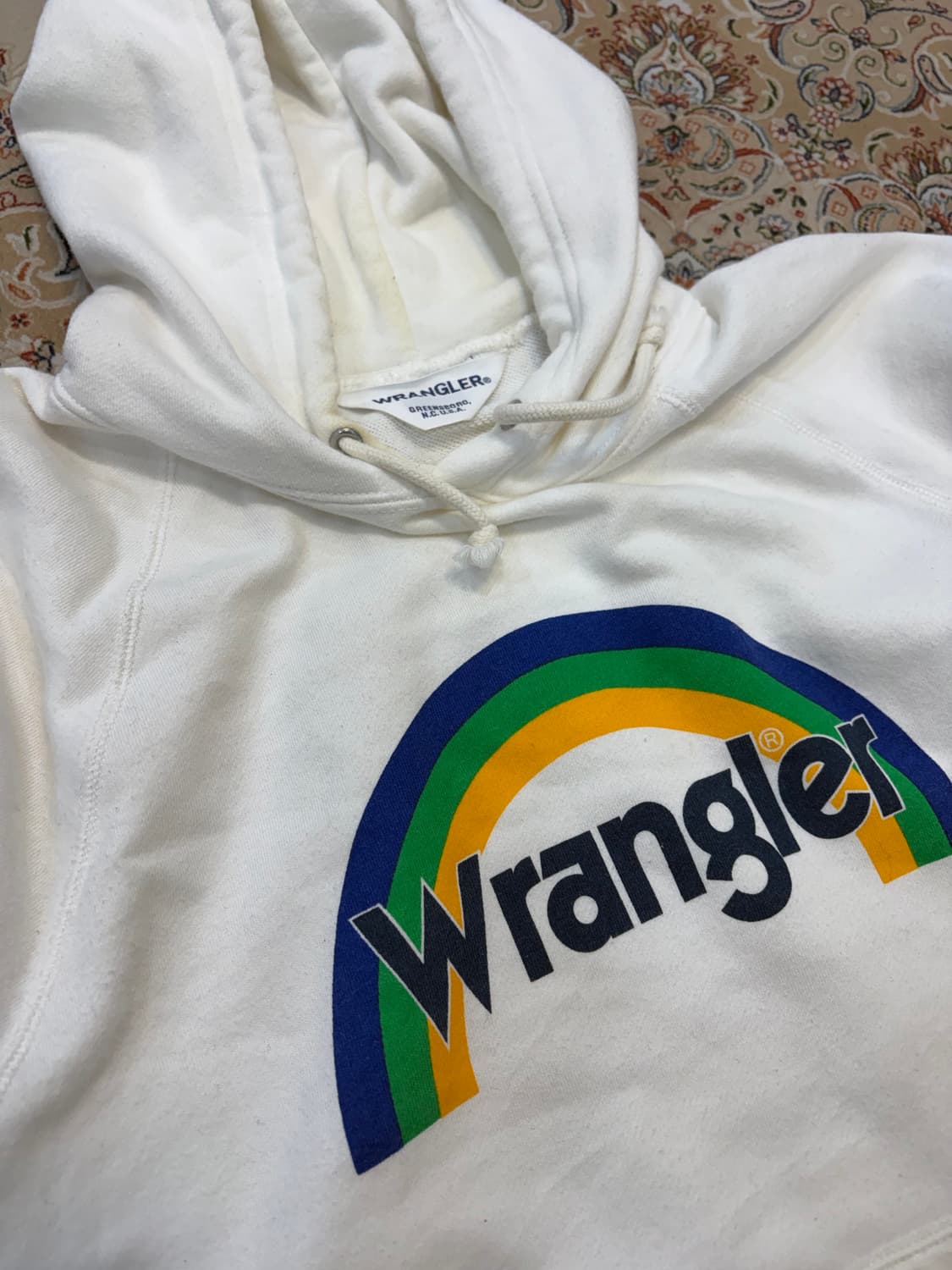 랭글러 레인보우 로고 후드티 상품이미지2