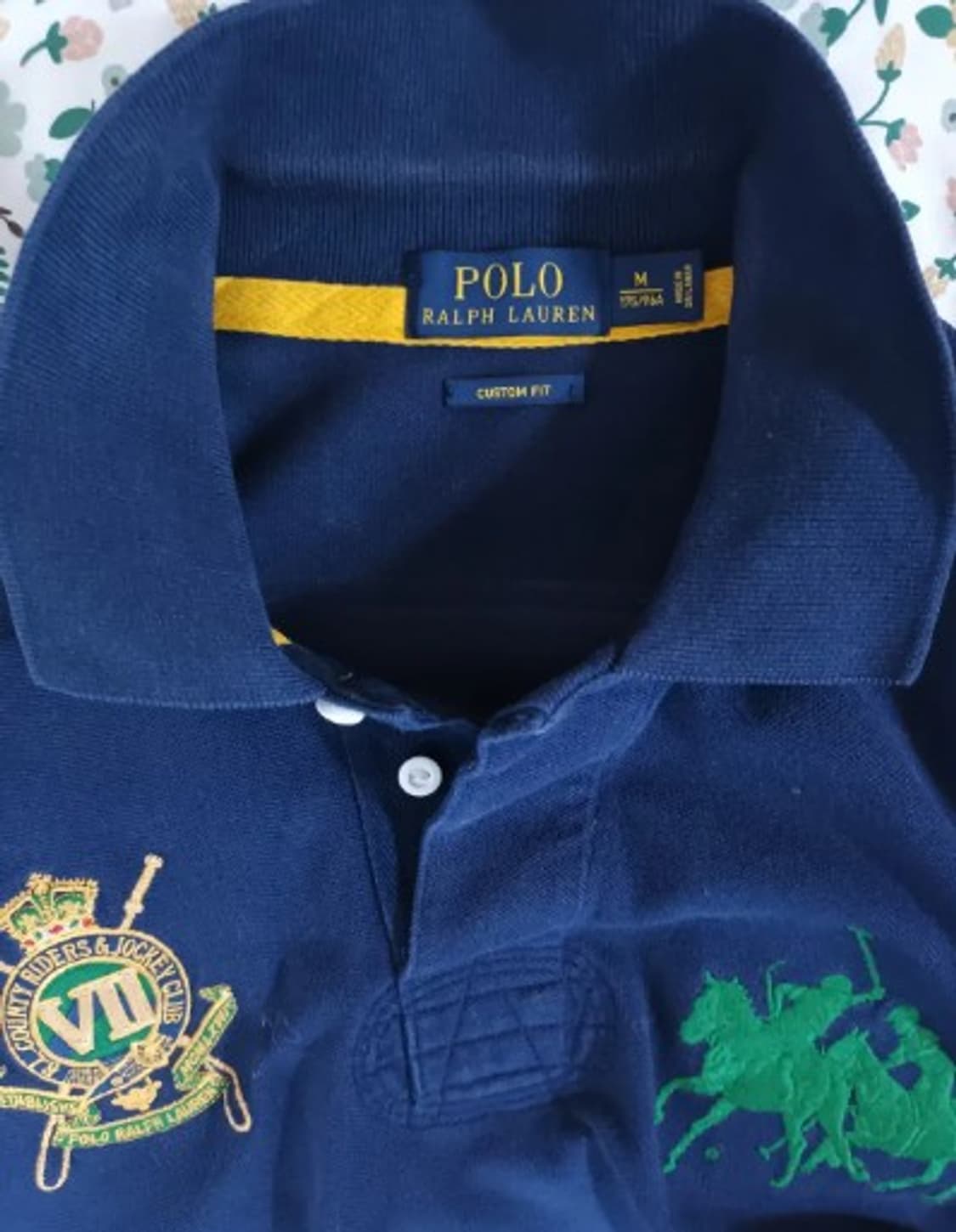 폴로 랄프로렌 네이비긴팔폴로티셔츠 M 175/96A 상품이미지4