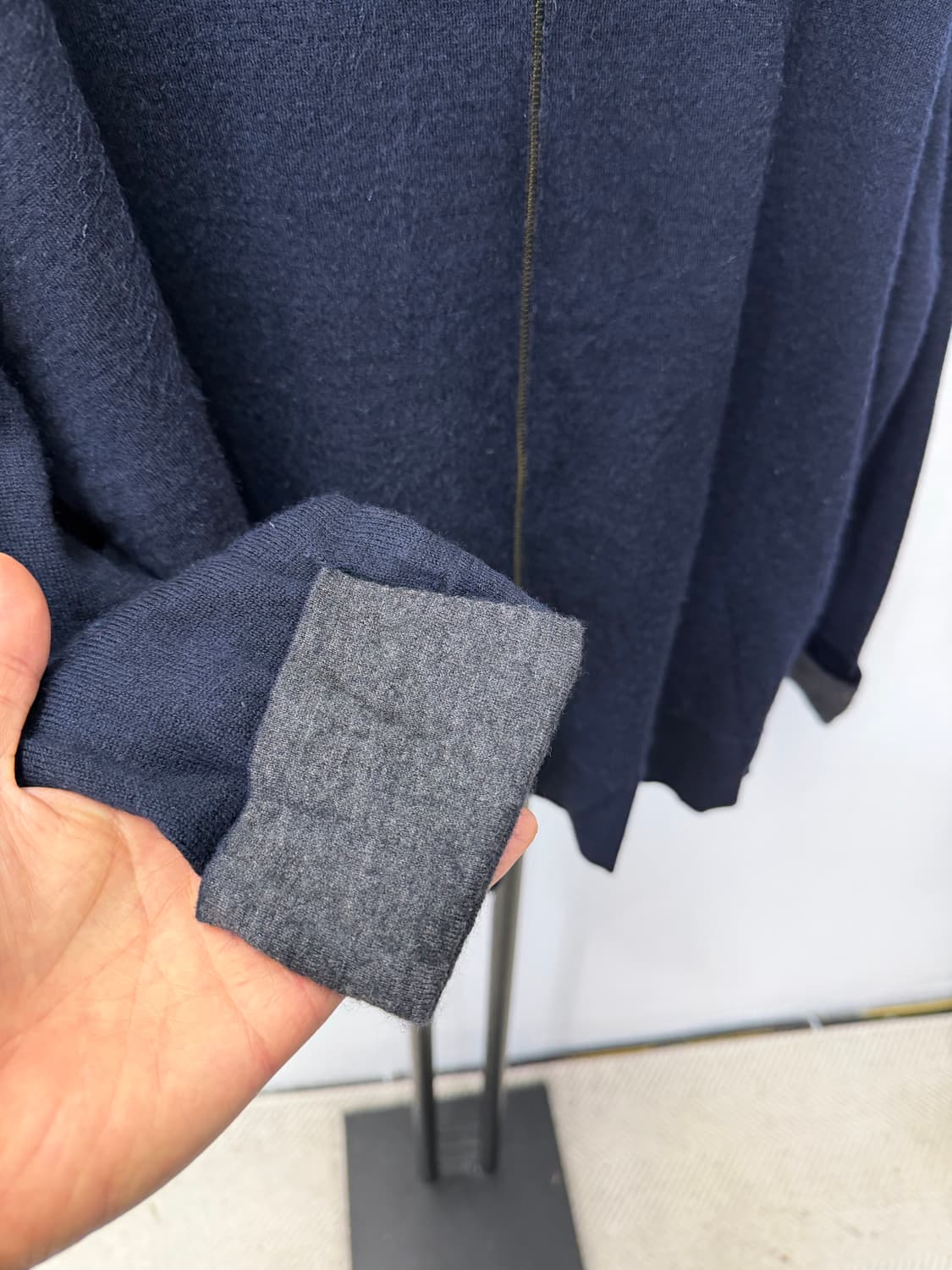 정품) KUHO 구호 캐시미어 후드 니트자켓 F  상품이미지4