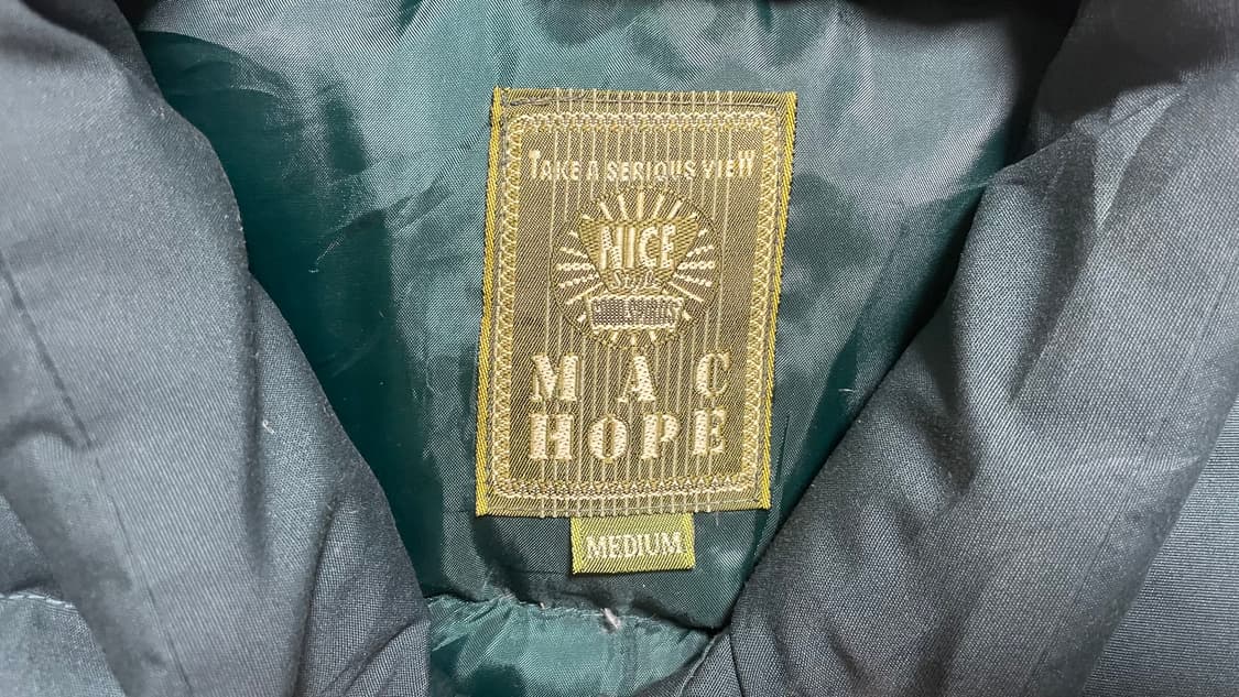 JPN 90s~00s 일본 빈티지 MAC HOPE 리얼 다운 베스트 M 상품이미지5