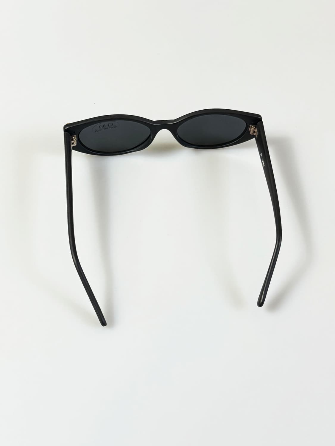 90s 일본제 맷블랙 볼드 스퀘어 빈티지 선글라스 상품이미지5